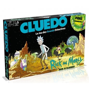 cluedo rick et morty boite de jeu 