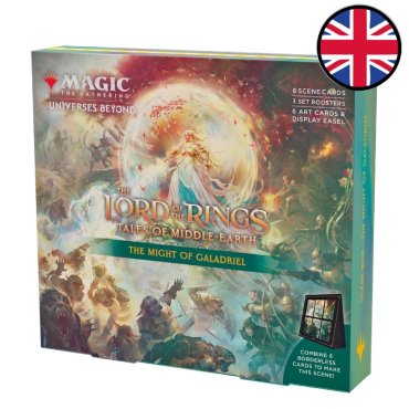 coffret scene le seigneur des anneaux chroniques de la terre du milieu the might of galadriel magic en 