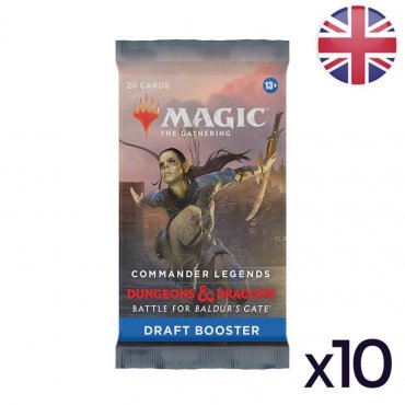 commander legends battle for baldurs gate set of 10 draft booster packs magic en 