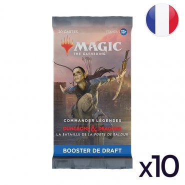 commander legends battle for baldurs gate set of 10 draft booster packs magic fr 