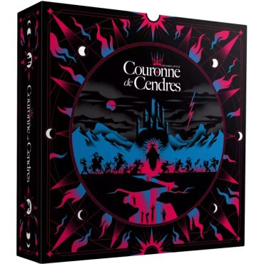 couronne de cendres jeu card noir boite de jeu 