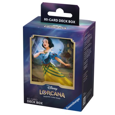 deck box 80 blanche neige le retour d ursula disney lorcana boite 