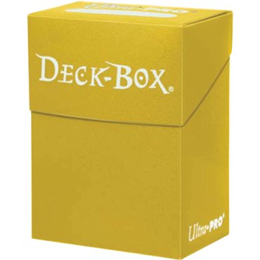 deck box 80 classique jaune ultra pro 