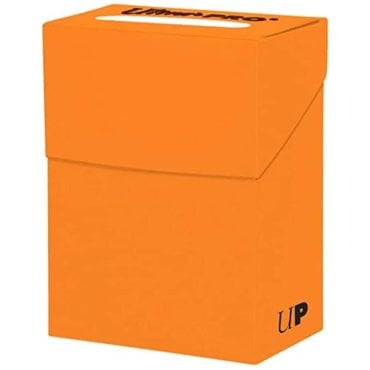 deck box 80 classique orange citrouille ultra pro 
