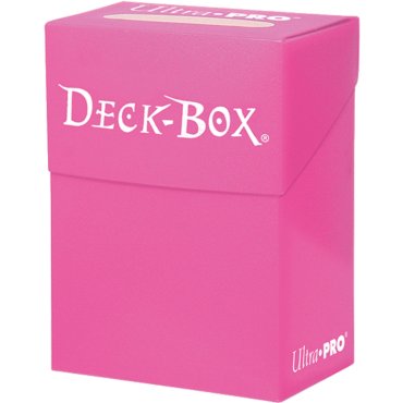 deck box 80 classique rose brillant ultra pro 