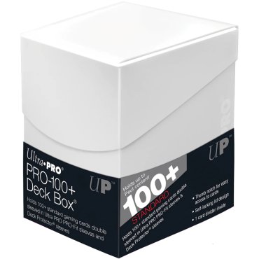 deck box eclipse 100 blanc arctic white ultra pro 85682 