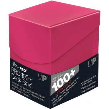 deck box eclipse 100 rose hot pink ultra pro 85691 
