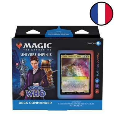 deck commander doctor who maitres du mal magic fr 