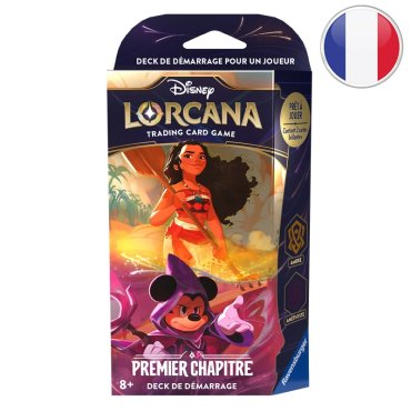 deck de demarrage vaiana et mickey disney lorcana premier chapitre fr 