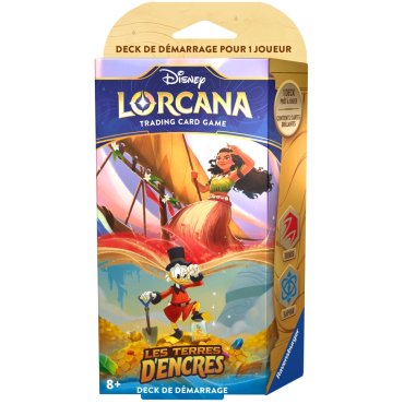 deck de demarrage vaiana et picsou les terres d encres disney lorcana 