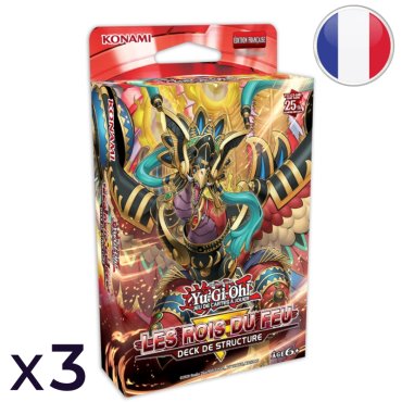 deck de structure rois du feu yu gi oh reimpression frx3 