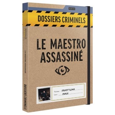 dossiers criminels le maestro assassine boite de jeu 