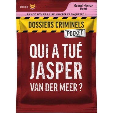 dossiers criminels pocket qui a tue jasper van der meer pochette 
