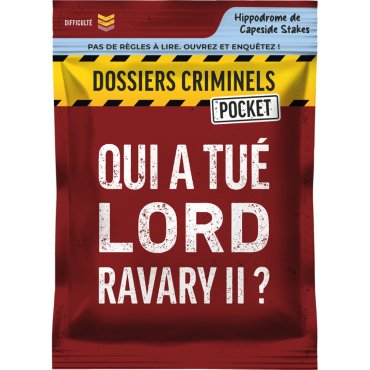 dossiers criminels pocket qui a tue lord ravary ii pochette 