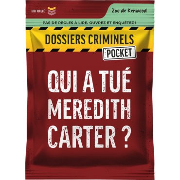 dossiers criminels pocket qui a tue meredith carter pochette 
