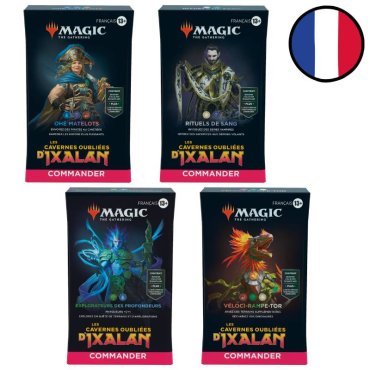elot des 4 decks commander les cavernes oubliees dixalan magic fr 