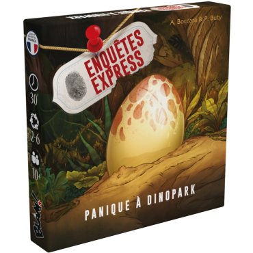 enquetes express dino park jeu blam boite 