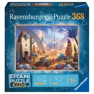 escape puzzle kids mission spatiale boite de jeu dos 