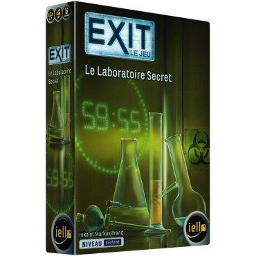 exit le laboratoire secret jeu iello boite 