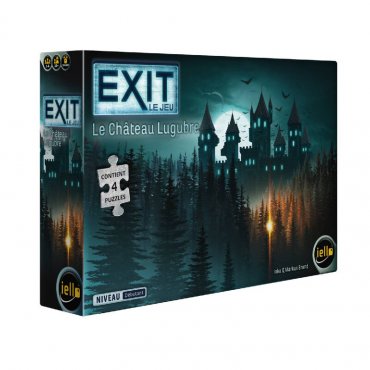 exit puzzle le chateau lugubre boite de jeu 