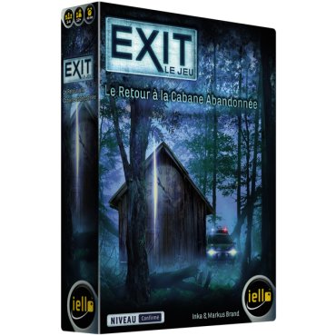 exit retour a la cabane abandonnee jeu iello boite 