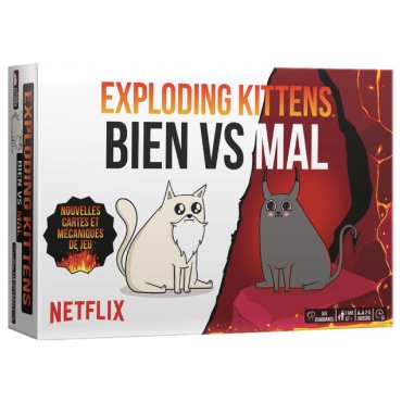 exploding kitten bien vs mal boite de jeu 