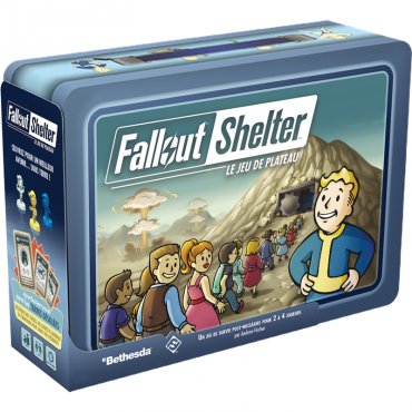 fallout shelter le jeu de plateau jeu ffg boite 