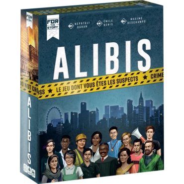 for the story alibis jeu respell boite de jeu 
