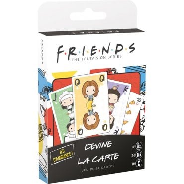 friends devine la carte boite de jeu 