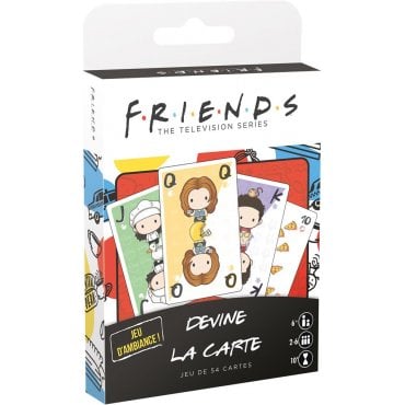 friends devine la carte boite de jeu 