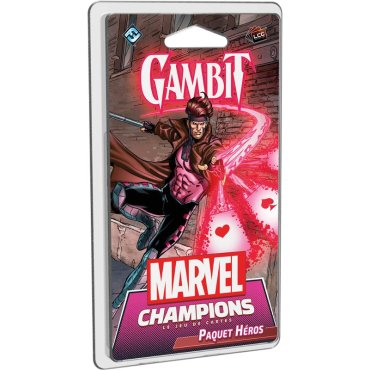 gambit paquet heros marvel champions jeu de cartes boite 