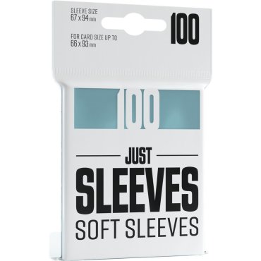 gamegenic 100 just sleeves soft sleeves 