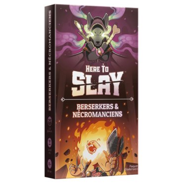 here to slay extension berserkers et necromanciens boite de jeu 