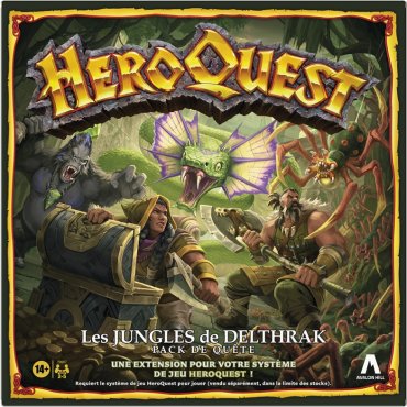 heroquest extension les jungles de delthrak jeu avalon boite de jeu 