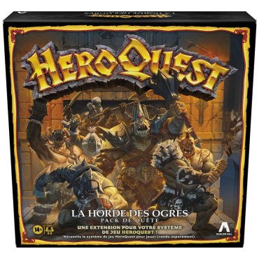 heroquest pack de quete la horde des ogres jeu avalon hill boite de jeu 