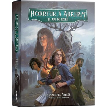 horreur a arkham jdr coffret d initiation l insatiable abysse boite de jeu 
