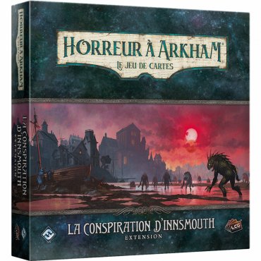 horreur a arkham le jeu de cartes extension la conspiration d innsmouth jeu ffg boite 