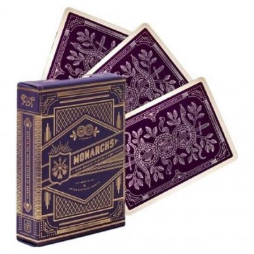jeu de 54 cartes bicycle premium monarchs violet 