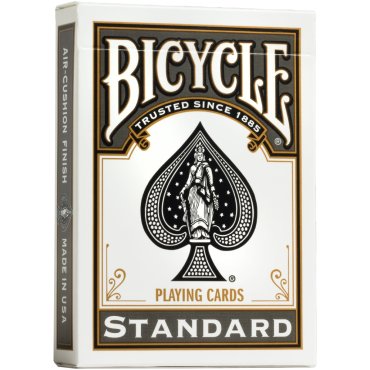 jeu de 54 cartes standard grey bicycle boite 