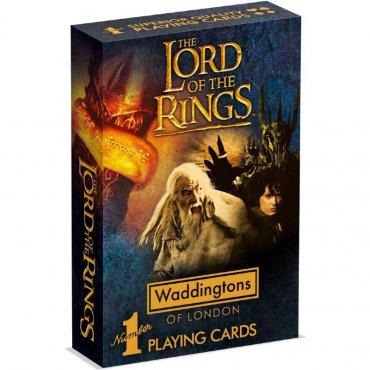 jeu de 54 cartes the lords of the rings boite de jeu 