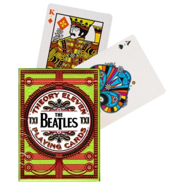 jeu de 54 cartes theory11 beatles vert 