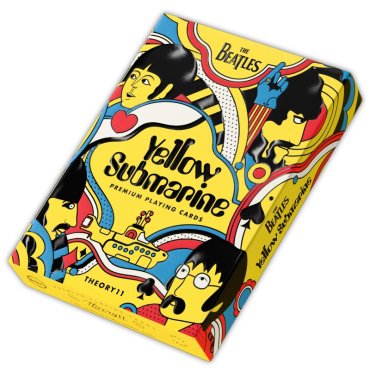 jeu de 54 cartes theory11 yellow submarine paquet 