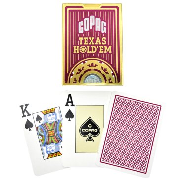 jeu de 55 cartes copag texas hold em rouge materiel de jeu 