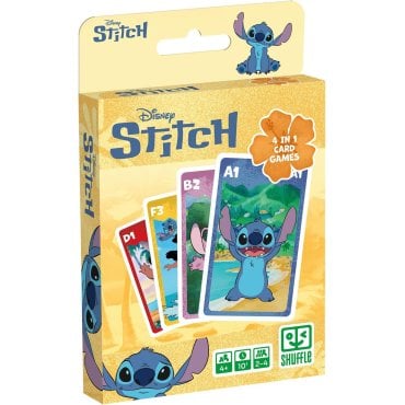 jeu de cartes 4 en 1 stitch jeu cartamundi boite 