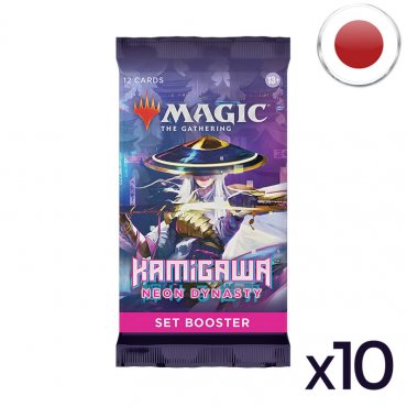 kamigawa neon dynasty set of 10 set booster packs magic jp 