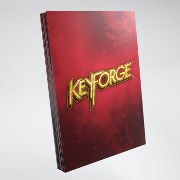 keyforge logo sleeves rouge 