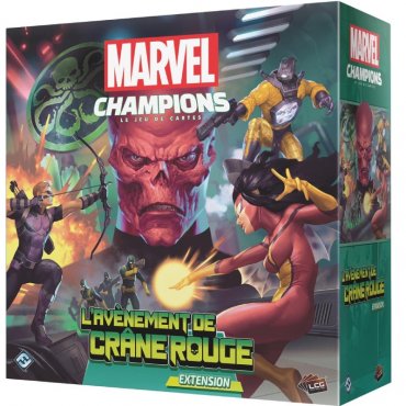 l avenement de crane rouge extension marvel champions le jeu de cartes jeu ffg boite 