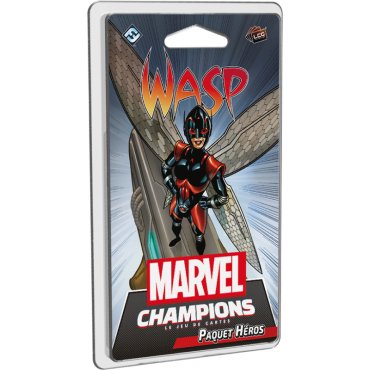 la guepe paquet heros marvel champions le jeu de cartes jeu ffg boite 