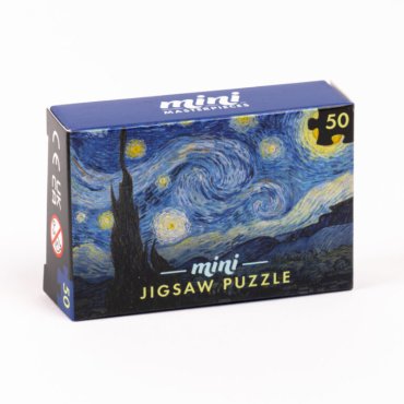 la nuit etoilee vincent van gogh mini puzzle 50 p wilson 