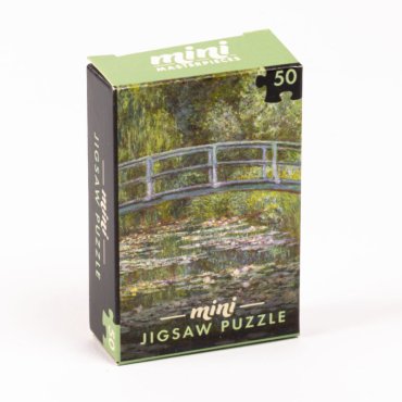 le bassin aux nympheas harmonie verte claude monet mini puzzle 50 p wilson 